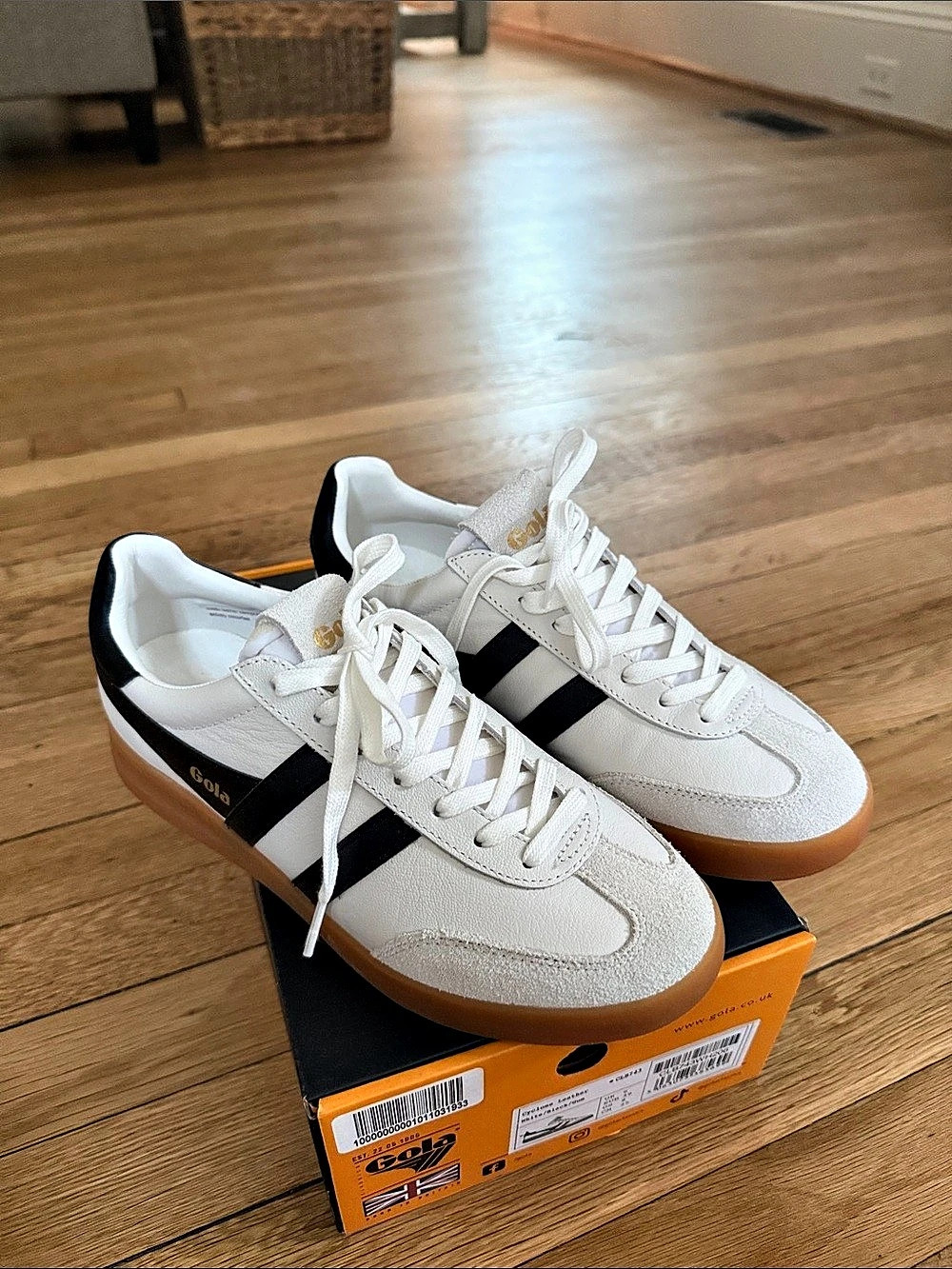 NWT Gola Cyclone Leather Color Block Sneakers US 8